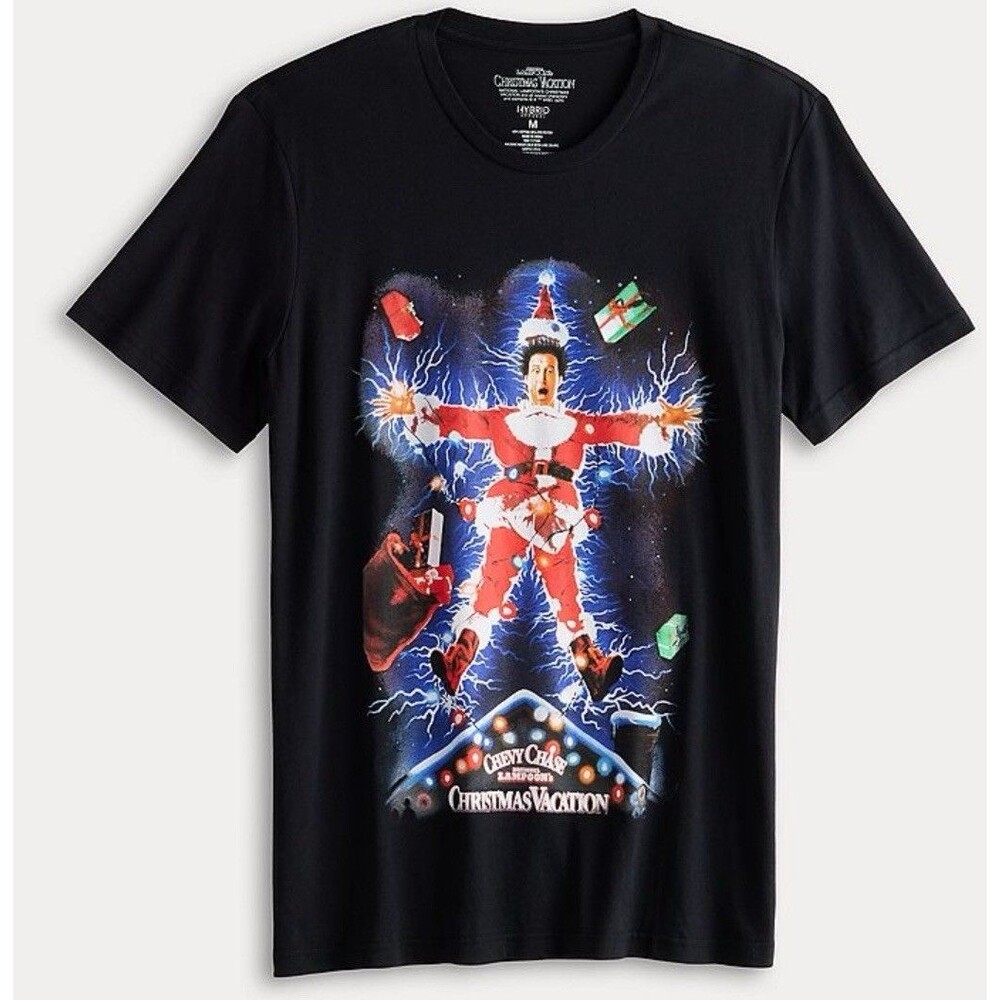 National Lampoons Christmas Vacation Graphic T-Shirt Clark Griswold Mens Size XL